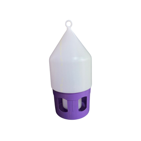 BEBEDERO DE PLÁSTICO CON ASA Y CIERRE, ANTIBACTERIAL 5 LTS