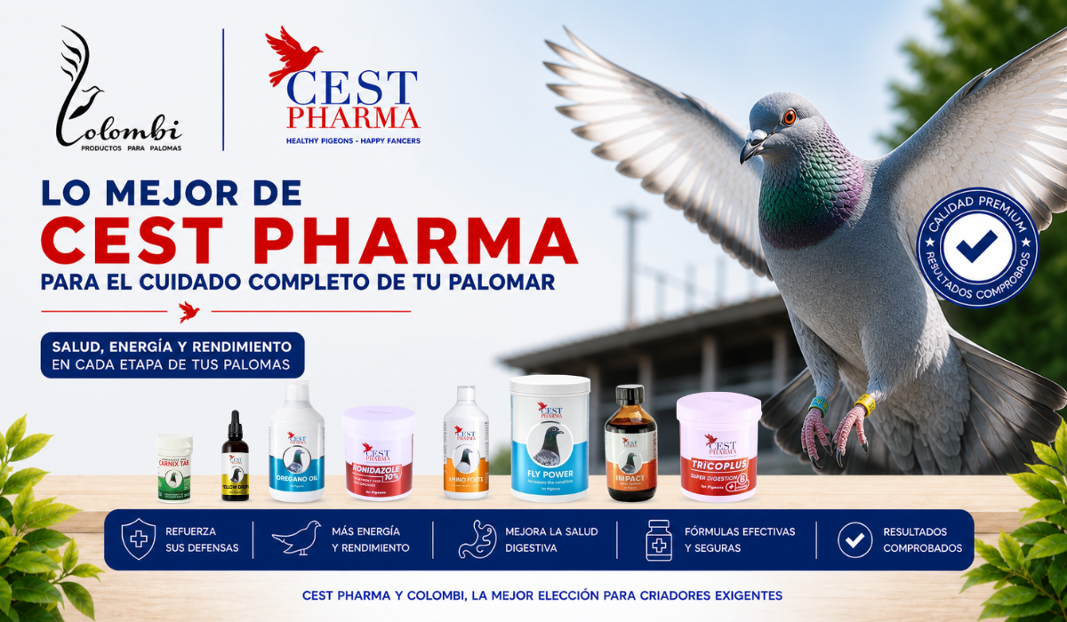 CEST PHARMA EN COLOMBI PRODUCTOS PARA PALOMAS
