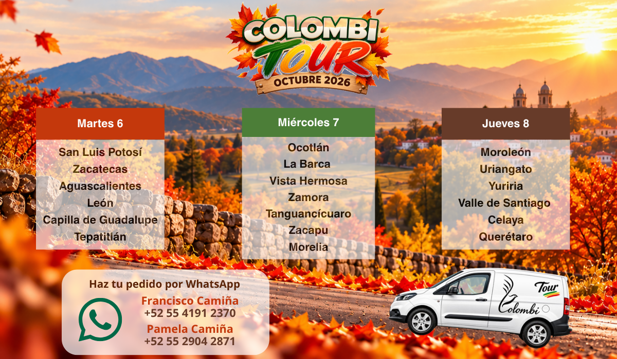 Colombi Tour Octubre 2026